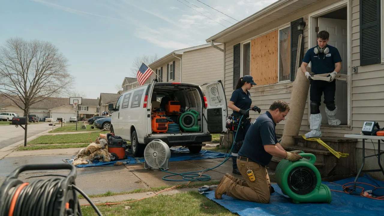 Water Damage Restoration in Exline, IA near me